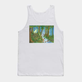 a magical story book follow me magical fantasy children illustration Tank Top